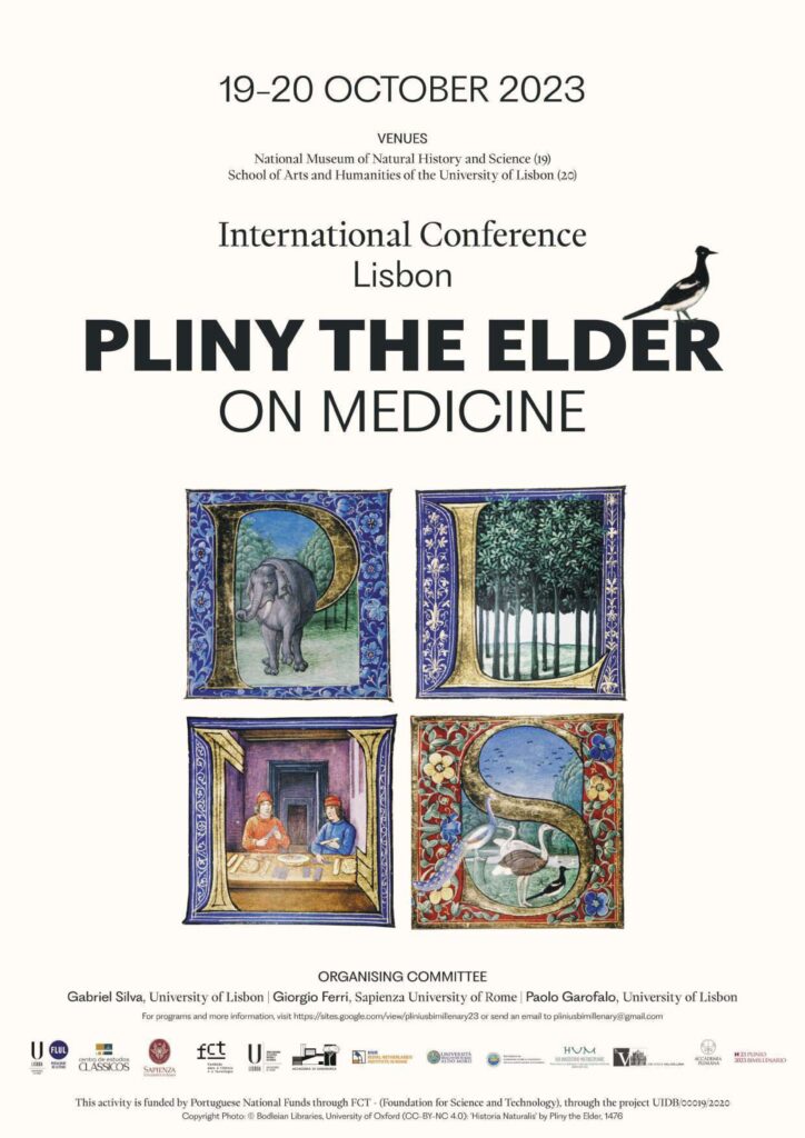 “Pliny the Elder: on Medicine” – Lisbon Conference