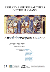 Workshop “Early Career Researchers On The Flavians: A Work-In-Progress Seminar”