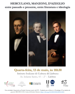 Herculano, Manzoni, D’Azeglio: entre passado e presente, entre literatura e ideologia
